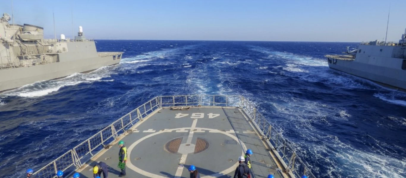 ΠΝ: Άσκηση «ΑΣΤΡΑΠΗ»¨σε Σαρωνικό και Μυρτώο Πέλαγος